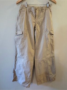 Empyre women’s low rise, skater, Y2K, Relaxed Cargo Pants, lightweight, Sz S